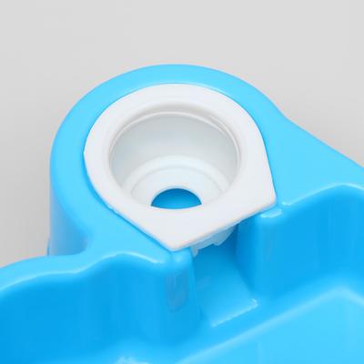 Миска двойная разделяющаяся "Объединение" под бутылку, 26х11,5х4,5 см, микс