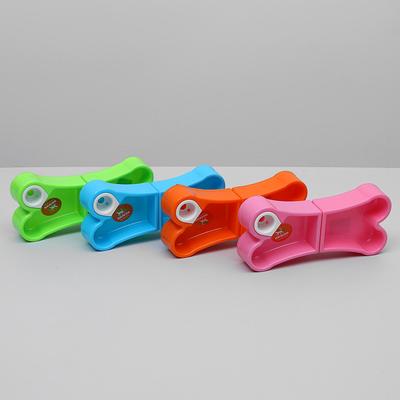 Миска двойная разделяющаяся "Объединение" под бутылку, 26х11,5х4,5 см, микс