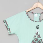 Комплект женский (футболка, брюки) Бохо-2 цвет мята, р-р 42 - Фото 3