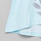 Пижама женская (туника, бриджи) Весна-2 цвет голубой, р-р 54 - Фото 3