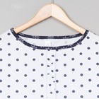 Пижама женская (футболка, шорты) Авантюра-2 цвет бело-чернильный, р-р 42 - Фото 2