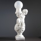 Лампа интерьерная "Мальчик на шаре" белый 65см - Фото 2