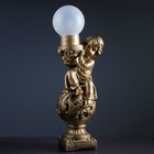 Лампа интерьерная "Мальчик на шаре" бронза  65см - Фото 2