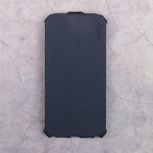Чехол-флип Snoogy для Samsung A7 (2017), иск. кожа, Синий - Фото 1
