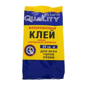 Клей обойный Quality, флизелиновый, мягкая упаковка, 200 г 3562830