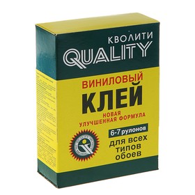 Клей обойный Quality, виниловый, коробка, 200 г 3562833