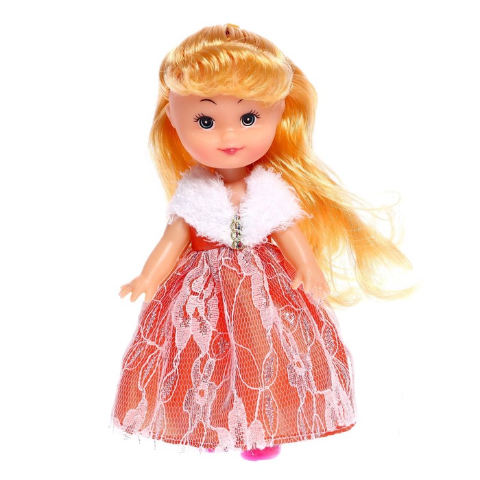 Кукла классическая «Крошка Сью» в платье - Фото 1
