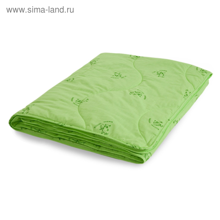 Одеяло лёгкое "Бамбук", размер 200х220 см, поплин, салатовый - Фото 1