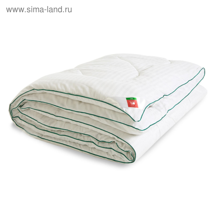 Одеяло лёгкое "Бамбоо", размер 200х220 см, сатин, белый - Фото 1