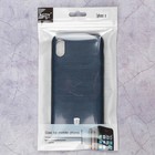 Чехол Activ T Leather для Apple iPhone X, синий - Фото 3