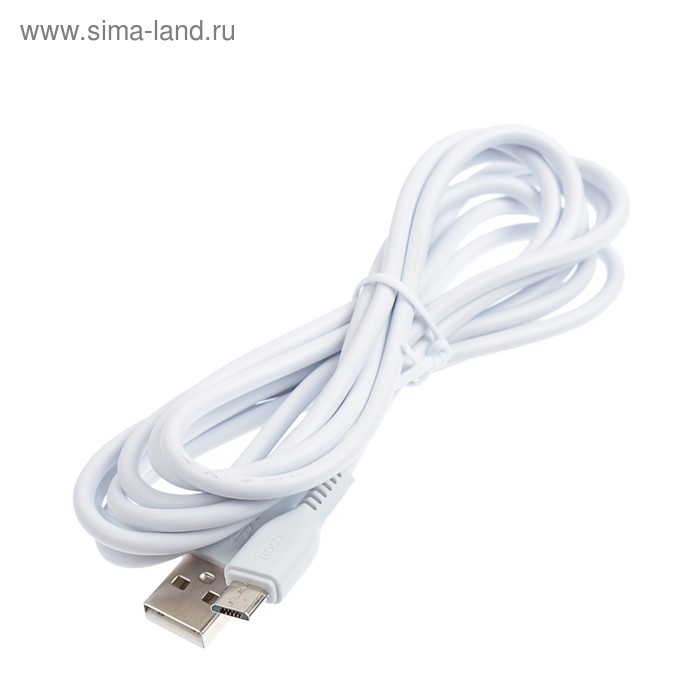 Кабель Hoco X20 Forest Mystery, micro USB - USB, 2.4 А, 2 м, белый - Фото 1