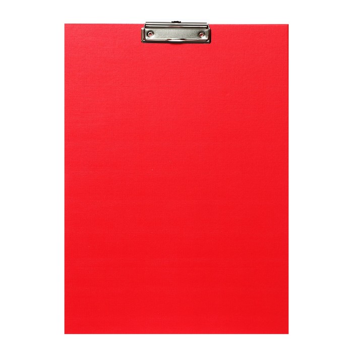 Планшет с зажимом А3, 420 x 320 мм, покрыт высококачественным бумвинилом, красный (клипборд) - Фото 1