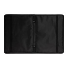 Папка для чертежей и рисунков для художников А3, 470 х 350 х 40 мм, с ручками, каркасная, текстильная, "Вдохновение" 1B3, внутренний карман, чёрная - Фото 5