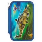 Пенал 3 секции «Вертолёт МИ-28», 120 х 205 мм, 3D - Фото 1