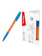 Ручка шариковая Berlingo. Skyline, светло-синий стержень, игольчатый узел 0.7 мм, резиновый упор - Фото 11