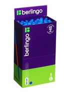 Ручка шариковая Berlingo. Skyline, светло-синий стержень, игольчатый узел 0.7 мм, резиновый упор - Фото 13