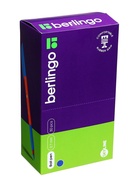 Ручка шариковая Berlingo. Skyline, светло-синий стержень, игольчатый узел 0.7 мм, резиновый упор - Фото 12