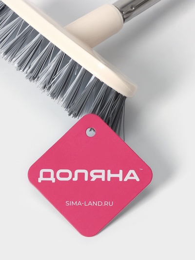 Щётка на ручке Доляна, 47×13×6 см, МИКС