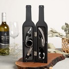 Винный набор: штопор, аэратор, каплеулавливатель, пробка для бутылки вина и нож для фольги «Для ценителей». - фото 4243450