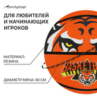 Мяч баскетбольный ONLYTOP «Тигр», клееный, 8 панелей, р. 7 - Фото 2