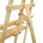 Мольберт тип «Лира» 175×62 см, (полка 60×12 см, с двумя подстаканниками), с бегунком, неокрашенное дерево, Calligrata №7 - Фото 8