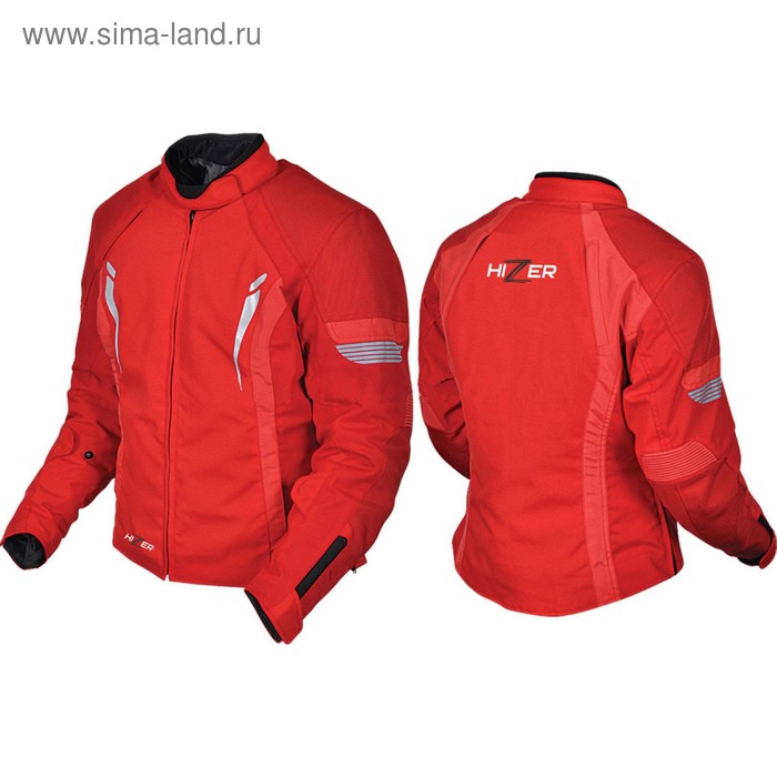Куртка мотоциклетная женская, HIZER 518, размер L, красный - Фото 1