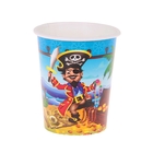 Набор бумажных стаканов "Пират", 225 мл (6 шт.) - Фото 1