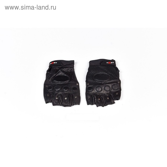 Перчатки, кожа, HIZER 593, размер XXL, черный - Фото 1