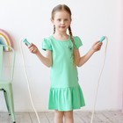 Платье для девочки, рост 104 см, цвет зелёный 121-331-12 - Фото 1