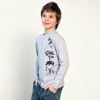 Джемпер для мальчика, рост 110 см, цвет серый меланж 122-315-22 - Фото 1