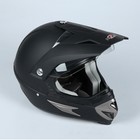 Шлем HIZER 613-1, размер M, черный матовый - Фото 1