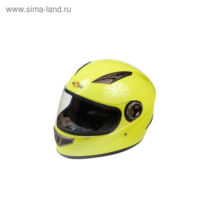 Шлем HIZER 527-1, размер L, желтый - Фото 1