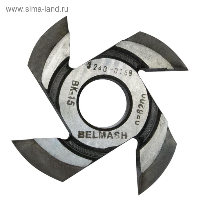 Фреза радиусная BELMASH, для фрезерования полуштапов, 125х32х17 мм (правая), R12 - Фото 1