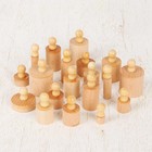 Развивающая игрушка «Цилиндры. Больше - меньше», набор - Фото 4