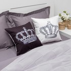 Наволочка декоративная "Корона", белая, 40 х 40 см, 100 % п/э - Фото 3