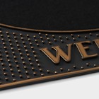 Коврик придверный резиновый Доляна Welcome, 40×70 см, цвет МИКС - фото 16085181