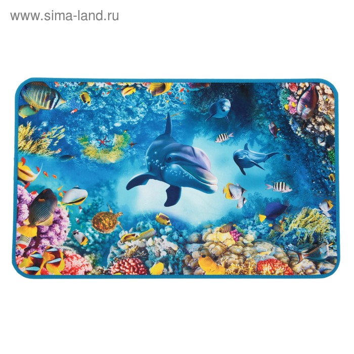 Коврик для ванны 50х80 см "Морской" - Фото 1