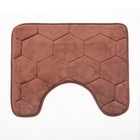 Коврик для туалета 43,5×39 см цвет МИКС - Фото 8