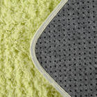 Коврик «Мохнатый», 40×60 см, цвет зелёный - Фото 2