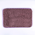 Коврик «Мохнатый», 40×60 см, цвет фиолетовый - Фото 1