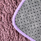 Коврик «Мохнатый», 40×60 см, цвет фиолетовый - Фото 2