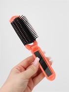 Расчёска массажная, складная, с зеркалом, 4×10/20 см, МИКС - Фото 2