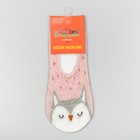 Носки-невидимки женские «Розовая сова», размер 23-25 (36-40) - Фото 1