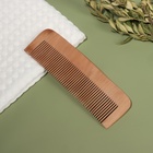 Расчёска - гребень, 16,5 × 5 см, цвет «тёмное дерево» - Фото 2