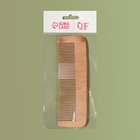 Расчёска - гребень, 16,5 × 5 см, цвет «тёмное дерево» - Фото 5