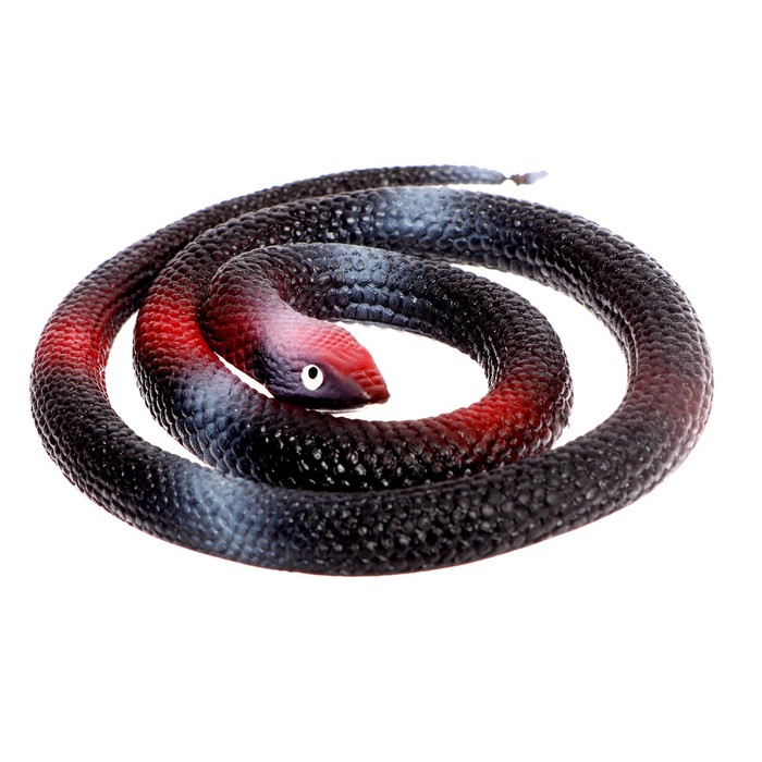 Прикол «Гадюка», резиновая, 70 см, цвет чёрный - Фото 1