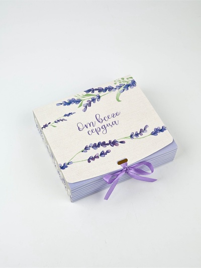 Коробка подарочная складная, упаковка, «Счастье внутри», 20×18×5 см