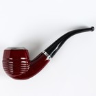 Курительная трубка для табака "Командор", классическая, 12 х 3.5 см - Фото 2