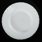 Тарелка глубокая Trianon, 550 мл, d=23 см, стеклокерамика, цвет белый - Фото 2