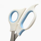 Ножницы-когтерезы средние с упором для пальца, 12×4.5×1.4 см, эконом, микс цветов - Фото 3